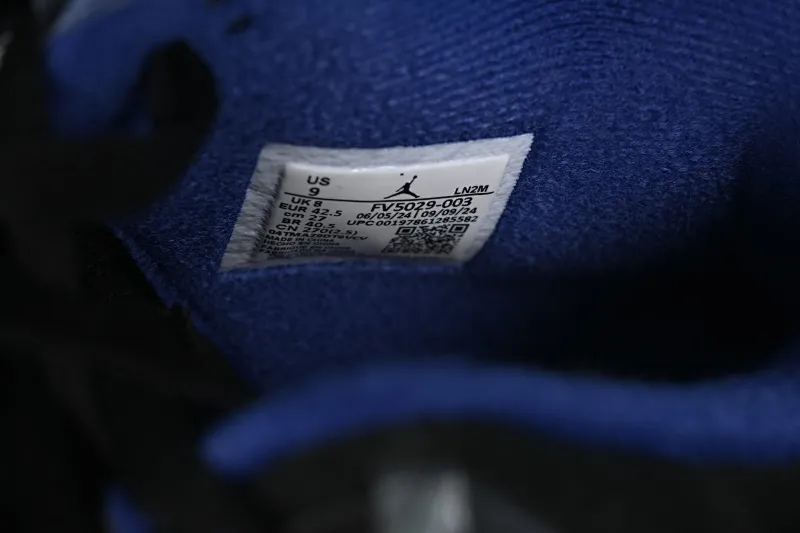 All categories Air Jordan Jordan series basketball shoes Air Jordan 4 OG version Air Jordan 4 Retro "Lase" AJ4 Joe 4 black gray blue color FV5029-003